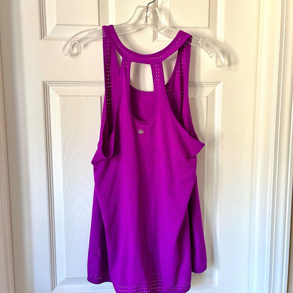 Women's Purple Workout top - Picture 2 of 5
